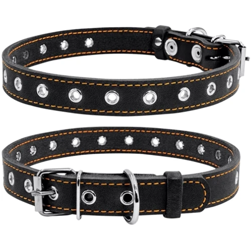 Ошейник Collar безразмерный 35 мм 69 см черный (02951)