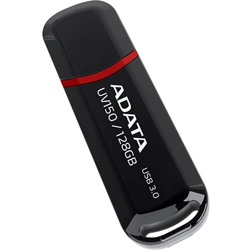 USB-флешка ADATA 128GB UV150 USB 3.0 Black (AUV150-128G-RBK): Максимальна швидкість запису, МБ / с 9