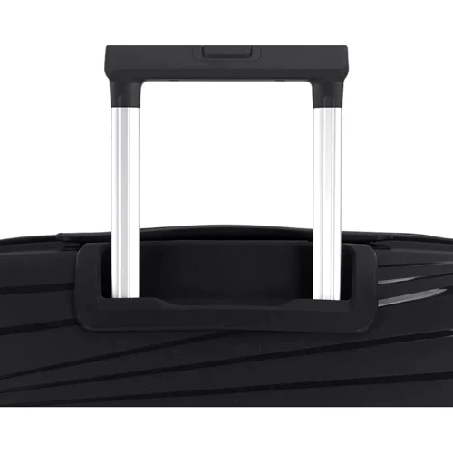 Чемодан Gabol Kiba (S) Black черный (122001-001)/(122001-001): Тип ручки Телескопическая ручка, Короткая ручка