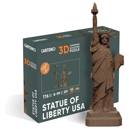 Картонний конструктор Cartonic 3D Puzzle STATUE OF LIBERTY USA фото 3
