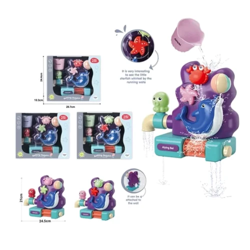 Игрушка для купания двигается когда на нее попадает вода на присосках (889-6): Производитель Noname