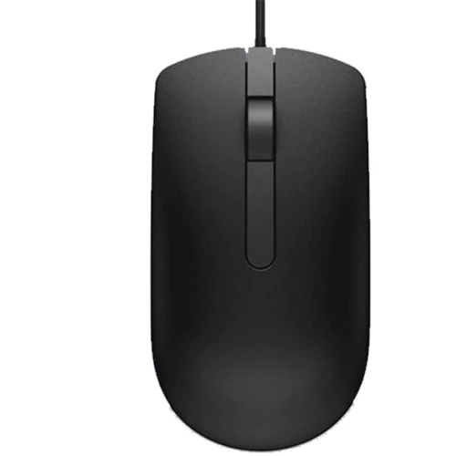 Мишка Dell MS116 Black (570-AAIR): інтерфейс підключення дротова USB