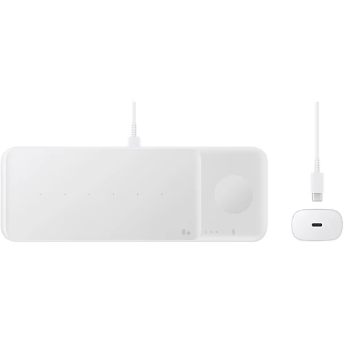 Зарядний пристрій Samsung Wireless Charger 3 Slots White for Smartphones, Galaxy Buds and Galaxy Watch (EP-P6300TWEGRU) фото 6