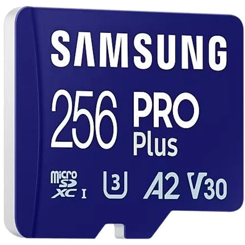 Карта памяти Samsung 256GB microSDXC Class 10 UHS-I U3 V30 A2 Pro Plus + adapter (MB-MD256SA/EU)