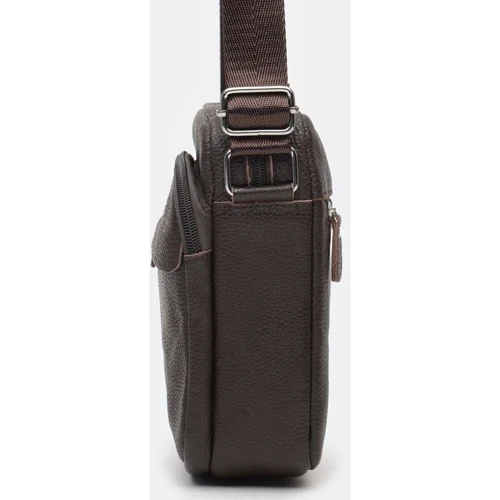Чоловіча сумка через плече Borsa Leather коричнева (K10082-brown): Тип Сумки