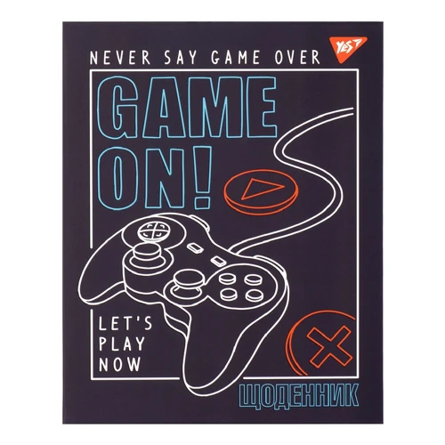 Щоденник шкільний YES інтегральний Game on софт-тач, УФ-виб. лак