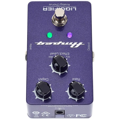 Педаль гітарних ефектів Педаль AMPEG Liquifier Analog Chorus: Вага, кг 0.270