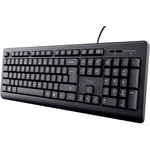 Клавиатура Trust Primo UA Black (24391): Интерфейс подключения USB