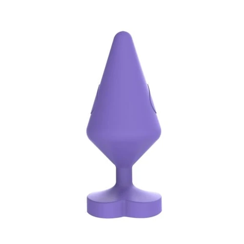 Анальный плаг Chisa Large Luv Heart Plug, Purple