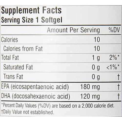 Source Naturals Omega Epa Fishoil 1000 Mg 100 tabs Рыбий жир Омега-3: Тип Омега 3