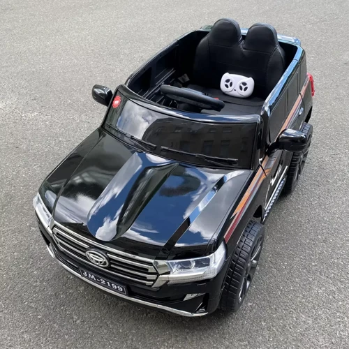 Електромобіль Kidsauto Toyota Land Cruiser style чорний лак: Час роботи, хв 60-90