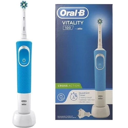 Зубная щетка Braun Oral-B Vitality D100.413.1 PRO Sens Clean Blue: Назначение взрослая