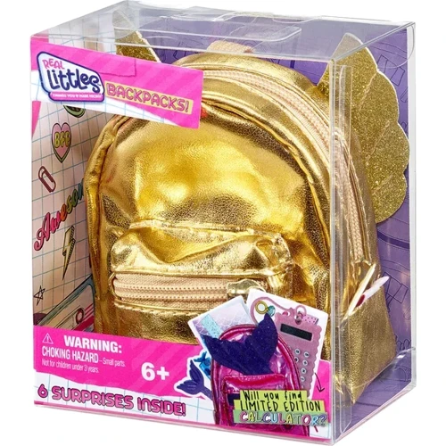 Игровой набор-сюрприз с аксессуарами Moose Real littles S2 BP Пегас золотистый (25262/5) фото 2