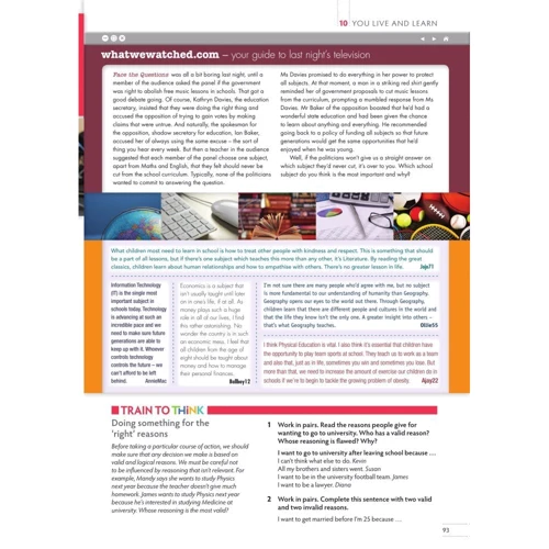 Think 5: Student's Book: Обкладинка Мягкая