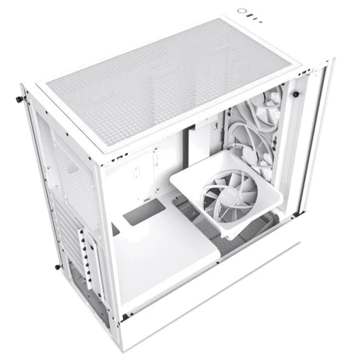 Корпус NZXT H5 Elite White (CC-H51EW-01): Матеріал передній панелі метал