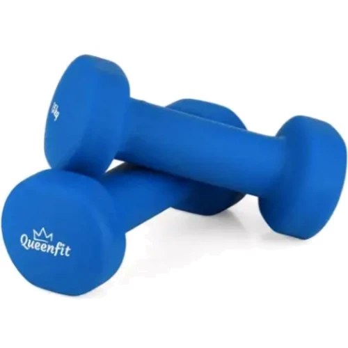 Гантель Hop-Sport Queenfit 2х1.5 кг світло-синій
