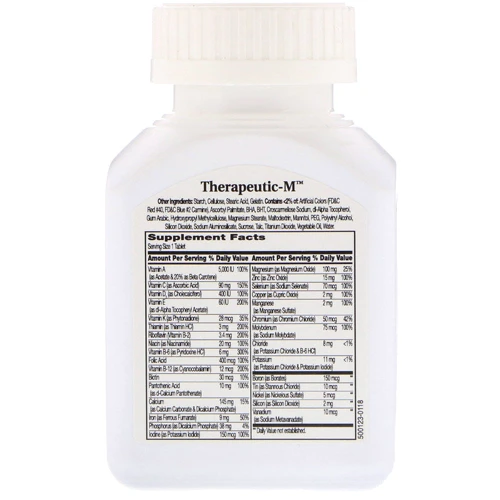 21st Century Health Care Therapeutic-M 130 Tabs (CEN-22368): Форма випуску таблетки
