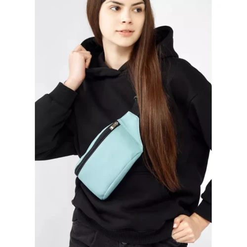 Женская поясная сумка Sambag Tirso MSH голубая (80111010): Страна производитель Украина