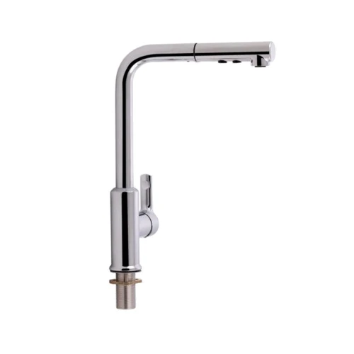 Смеситель для кухни Qtap Janicka 9134103FC с выдвижным изливом