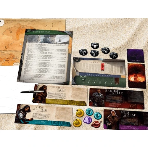 Настольная игра Geekach Games Дюна. Таємниці Домів (Dune: House Secrets): Вид приключенческие