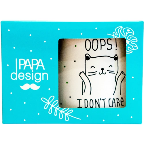 Чашка PAPAdesign "Oops I don't care" фото 2