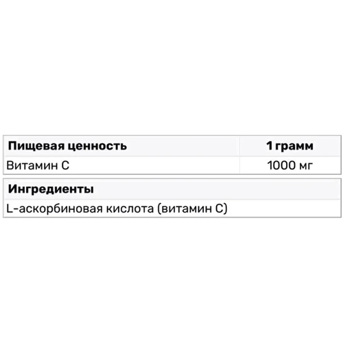 OstroVit VITAMIN C 1000G: Пол Унисекс