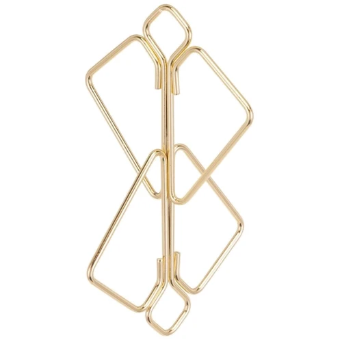 Зажимы для сосков с тяжелой подвеской LOCKINK Nipple Clamps with Heavy Pendant - Golden