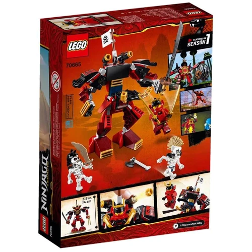 Конструктор LEGO NINJAGO Робот-самурай 154 деталі (70665): Серія NINJAGO