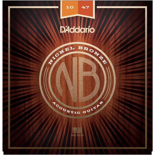 Струна для гитар Струны D`ADDARIO NB1047 NICKEL BRONZE EXTRA LIGHT 10-47