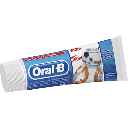 Oral-B Зубная паста Junior Нежная мята 75 ml: Назначение Для молочных зубов, Очищение