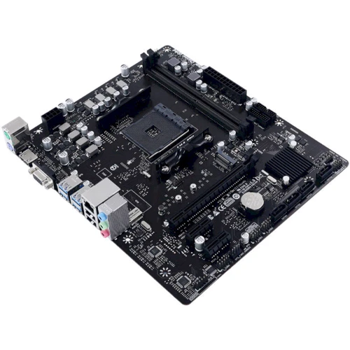 BIOSTAR B550MH: Разъемы на плате SATA 3.0, M.2