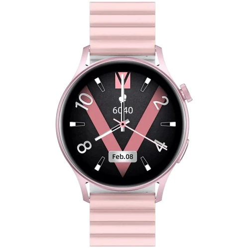 Смарт-часы Kieslect Lora Lady 2 Pink: Дисплей 1.3" AMOLED (360х360)
