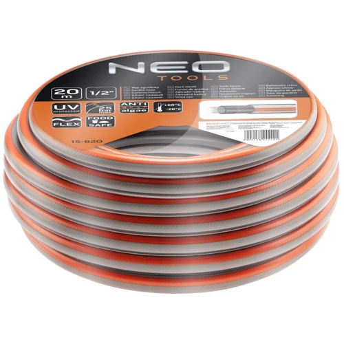 Шланг садовий NEO Tools Optima 1/2" 20 м 4 шари (15-820)