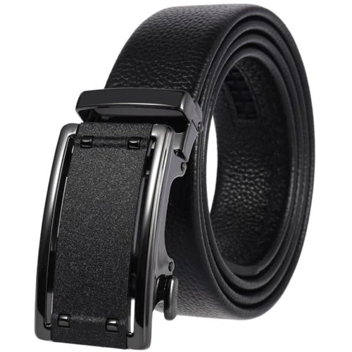 Чоловічий ремінь Borsa Leather чорний (CV1788-5 -black)