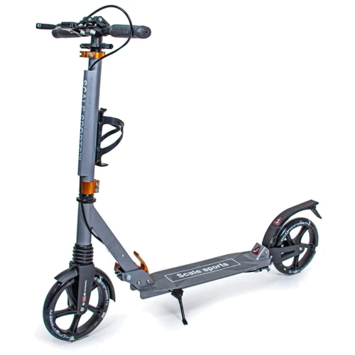 Самокат двоколісний Scale Sports Sprint. Grey (складна конструкція, що світяться колеса) 248479027