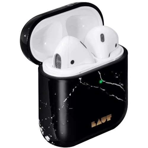Чехол для наушников LAUT Huex Marble Black (L_AP_HXE_MB) for Apple AirPods 2 2019 фото 3