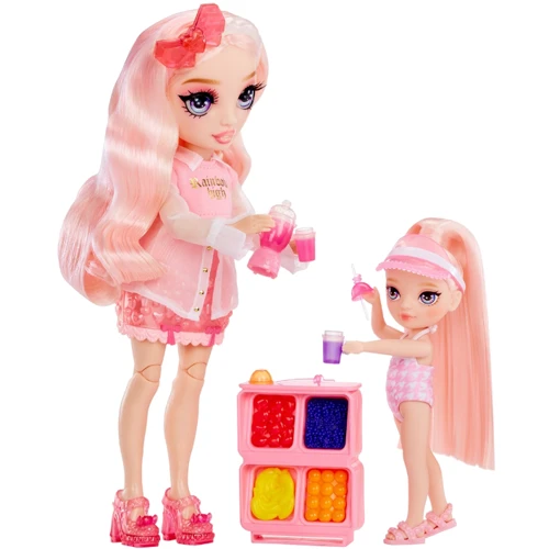Игровой набор с куклой Rainbow High серии "Littles" – Радужный праздник в бассейне с аксессуарами (522249) фото 3