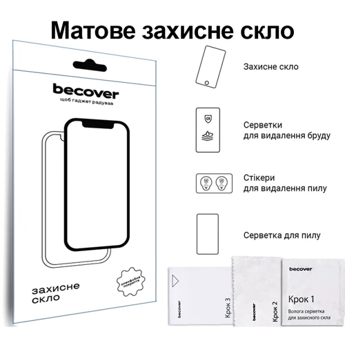 Аксессуар для iPad BeCover Tempered Glass Matte Anti-Glare for iPad Pro 13 2024 M4 (713708)