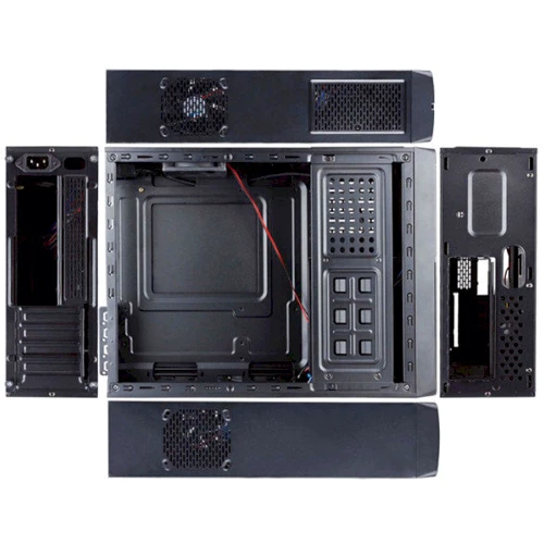 Корпус Chieftec Uni UE-02B, 250W, 2xUSB3.0, Black: Типорозмір Mini-Tower