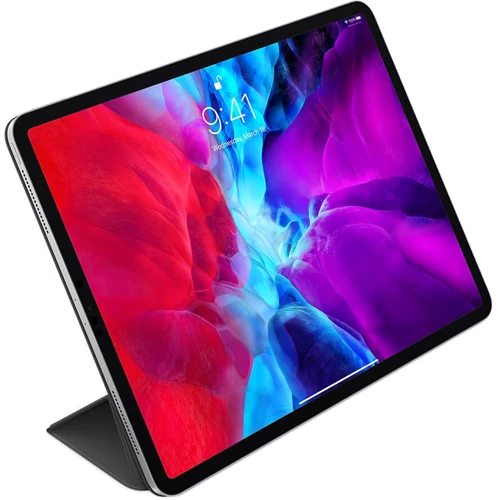 Аксессуар для iPad Apple Smart Folio Black (MJMG3) for iPad Air 13 (2024 / 2025) / iPad Pro 12.9 (2018-2022): Материал полиуретан