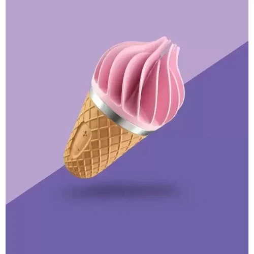 Стимулятор для клитора с вращающимися лепестками Satisfyer Lay-On - Sweet Treat Pink/Brown