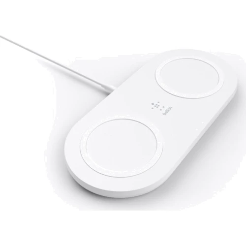 Зарядное устройство Belkin Dual Wireless Charger 15W White (WIZ008VFWH) фото 4