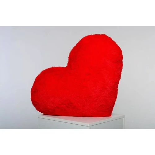 М'яка іграшка Подушка "Серце" 50 см червоний