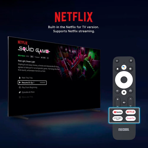 Приставка Smart TV Mecool KM2 Plus 2/16Gb: Встроенная память, ГБ 16