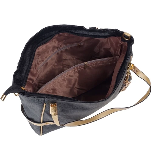 Жіноча сумка тоут Monsen чорна (10253-black): Стать жіночий