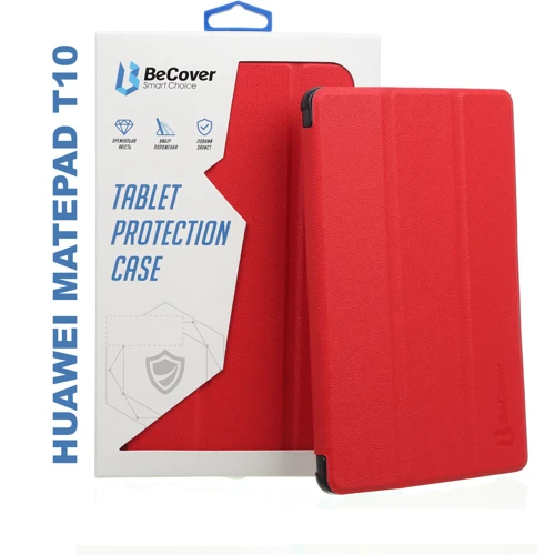 Аксессуар для планшетных ПК BeCover Smart Case Red for Huawei MatePad T10 (705395) фото 6