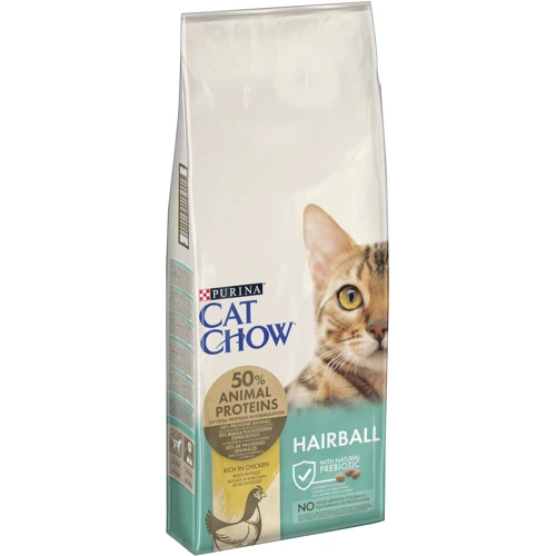 Сухой корм Purina Cat Chow Hairball для взрослых кошек с курицей 15 кг (5997204514523) фото 9