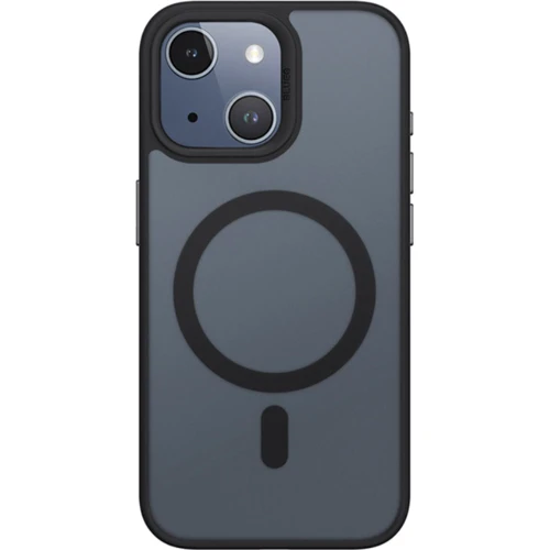 Чехол для iPhone Blueo Skin Friendly Frosted with MagSafe Black for iPhone 15