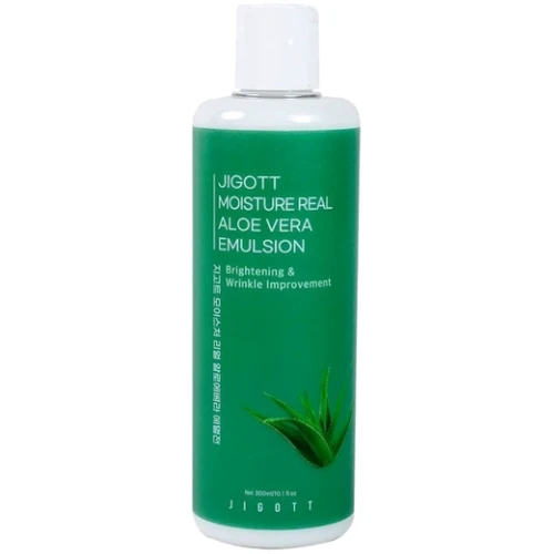Jigott Moisture Real Aloe Vera Emulsion Эмульсия для лица Алоэ 300 ml: Пол Для женщин