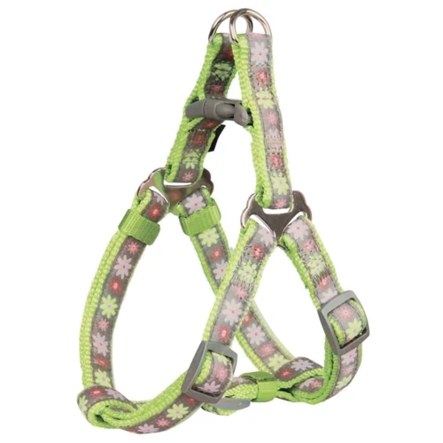 Шлея-петля Trixie Modern Art Blooms, XS-S, 30-40 см/15 мм зеленая (15631)